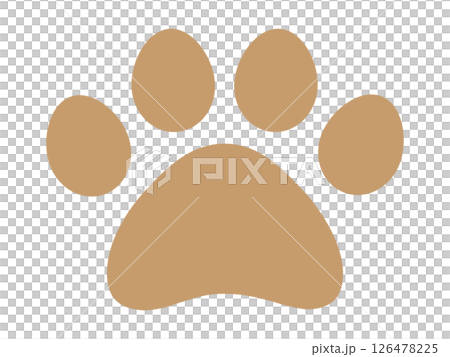 Animal paw icon (dog, cat, etc.) Animal paw icon (dog, cat, etc.) 126478225