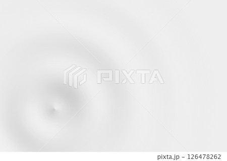 Abstract water ring on white backdrop, soft background texture 126478262