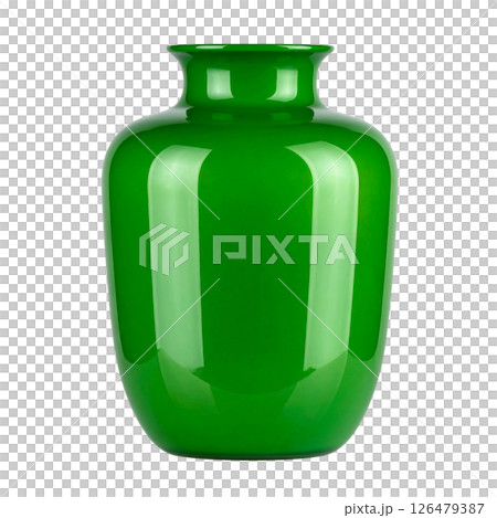 Green glass drink bottle isolated on white Green glass drink bottle isolated on white 126479387