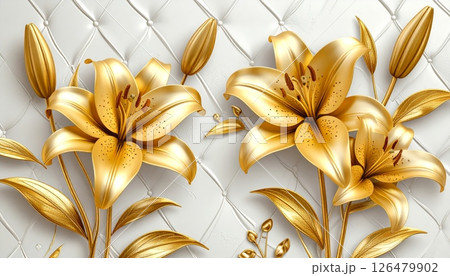 Golden tropical frangipani blossoms on sandy beach, a beautiful yellow bloom reflecting summer's beauty and exotic Hawaiian flora 126479902