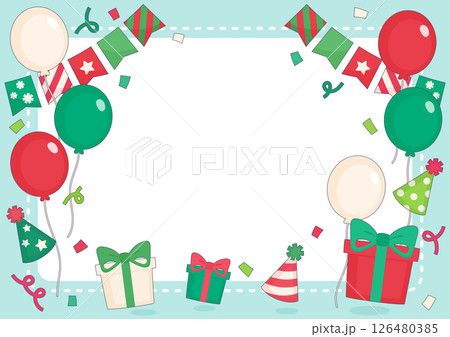 christmas celebration frame 2 126480385