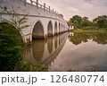 Bridge at the Chinese Garden 126480774