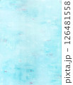 水彩背景 ブルー 水色 画用紙に描いた抽象画（縦） 126481558