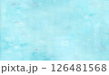 水彩背景 ブルー 水色 画用紙に描いた抽象画 126481568