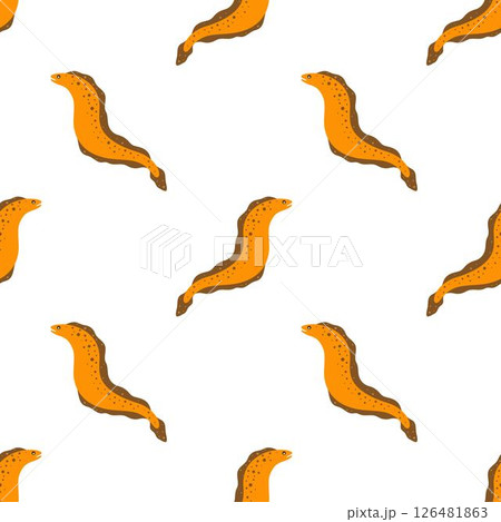 moray eel seamless pattern moray eel seamless pattern 126481863
