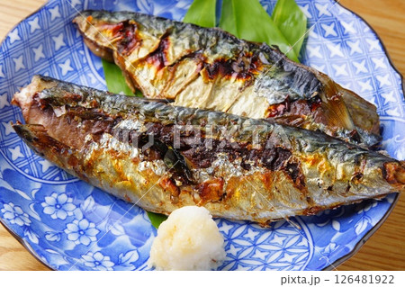 鯖の塩焼き 126481922