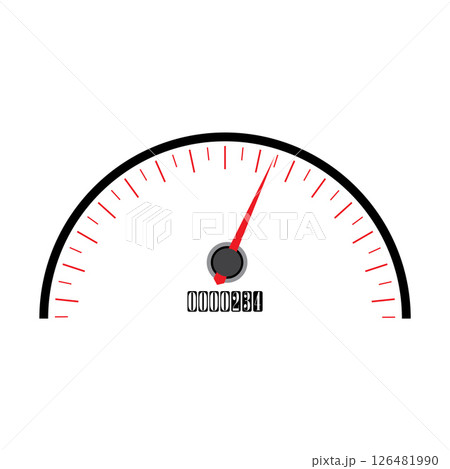 Speedometer vector illustration icon design 126481990