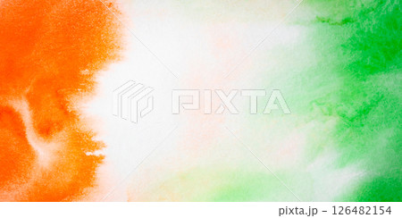Indian Tricolor flag background for independence day. Indian Tricolor flag background for independence day. 126482154