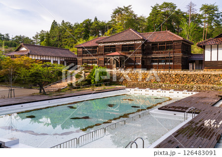 《岡山県》吹屋ふるさと村・赤い町並み 126483091