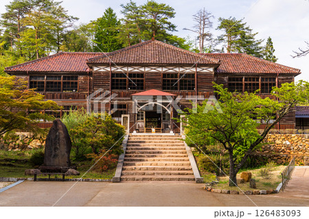 《岡山県》吹屋ふるさと村・赤い町並み 《岡山県》吹屋ふるさと村・赤い町並み 126483093