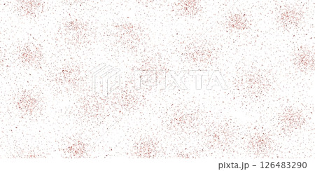 Piles of red grainy chilli powder seamless pattern on white bg top view 126483290