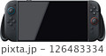 携帯型ゲーム機_クローズ_グリップ付き 126483334