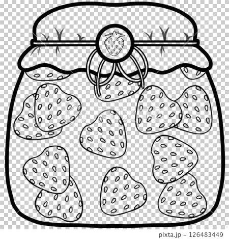 Breakfast collection artistic outline and silhouette illustration. Breakfast collection artistic outline and silhouette illustration. 126483449