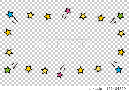 帶有流行歌星的可愛框架插圖 126484829