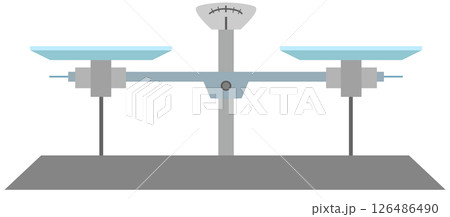 Double Pan Balance or laboratory two-arm scales 126486490