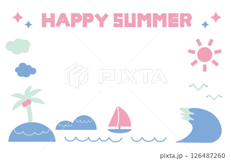 夏のフレーム 126487260