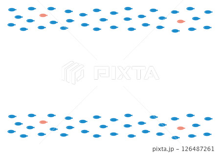 魚のフレーム 126487261