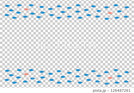 魚のフレーム 126487261