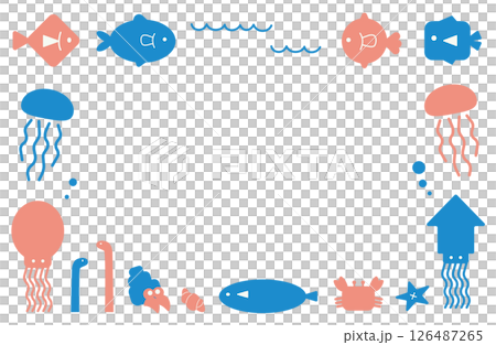 海洋生物框架 126487265