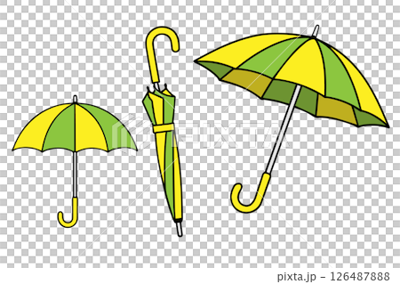 三種類型的雨傘 126487888