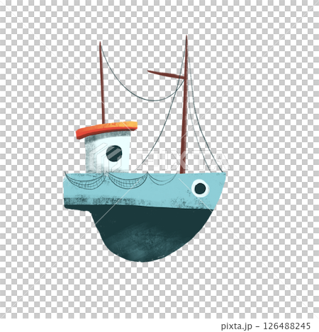 png drawing of sea ocean voyage - ship 126488245