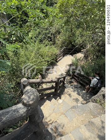 Marble mountains cave in Danang city in Vietnam Marble mountains cave in Danang city in Vietnam 126490631