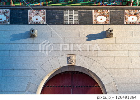 Gyeongbokgung royal palace of the Joseon dynasty in Seoul Korea 126491864