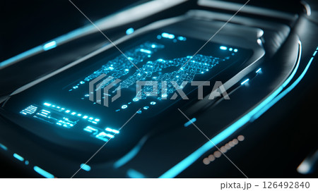 Exploring gene editing technology with glowing DNA and advanced interactive display system 126492840
