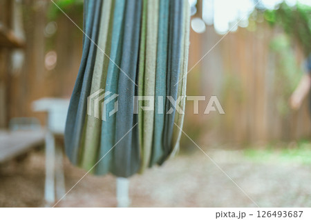 Close up cozy hammock 126493687