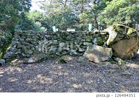 美濃国「小里城」　本丸と曲輪 126494351