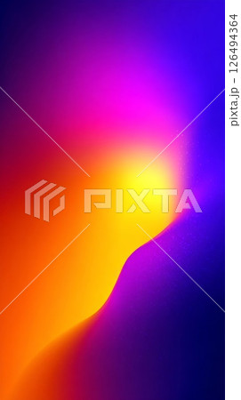 Vibrant Abstract Background with Orange Yellow Purple and Blue Gradient 126494364