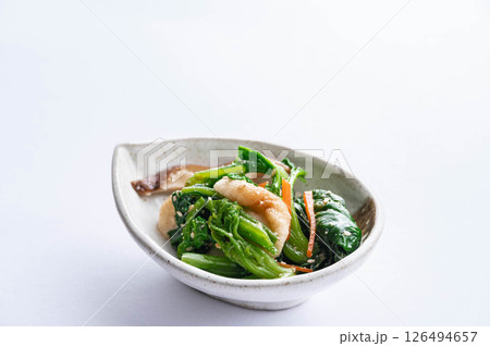 ほうれん草のごま和え 126494657