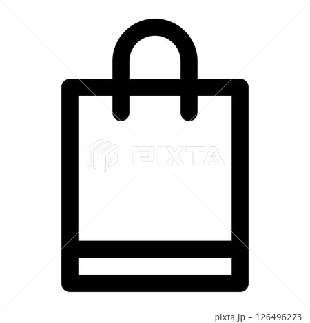 shopping bag icon shopping bag icon 126496273