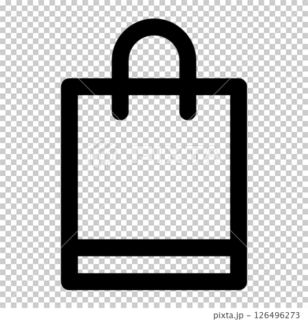 shopping bag icon shopping bag icon 126496273