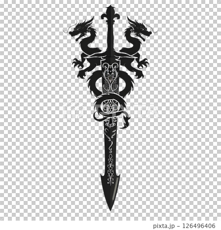 Majestic Dragon Sword: A Symbol of Power and Mystery 126496406