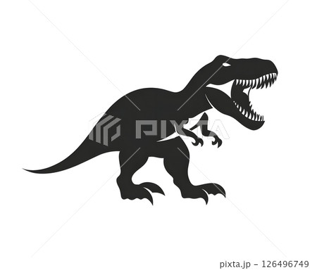 Tyrannosaurus Rex Silhouette: A Prehistoric Predator Tyrannosaurus Rex Silhouette: A Prehistoric Predator 126496749