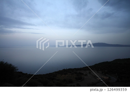 an island in the aegean 126499359