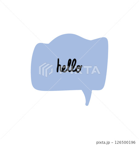Cloud Speech Bubble Icon. Comic Speech Bubble. Talk Bubble. Cloud Speech Bubble Icon. Comic Speech Bubble. Talk Bubble. 126500196