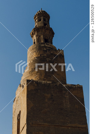 Mosque of Ibn Tulun in the Cairo, Egypt	 126500529