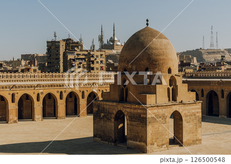 Mosque of Ibn Tulun in the Cairo, Egypt Mosque of Ibn Tulun in the Cairo, Egypt 126500548