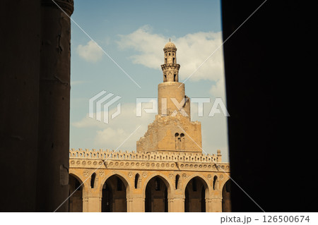 Mosque of Ibn Tulun in the Cairo, Egypt Mosque of Ibn Tulun in the Cairo, Egypt 126500674