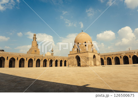 Mosque of Ibn Tulun in the Cairo, Egypt Mosque of Ibn Tulun in the Cairo, Egypt 126500675