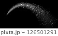A Shimmery Star Trail Glowing Against a Deep, Dark Background That Enhances its Mystical Beauty and Charm 126501291
