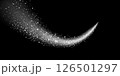 A Sparkling Stardust Trail Unfolds Against a Beautiful Dark Background That Captivates the Imagination 126501297