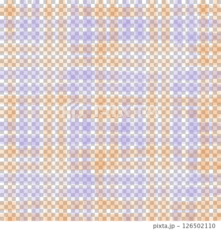 Orange Purple Plaid Gingham Check Hand Drawn Background Pattern Overlay Orange Purple Plaid Gingham Check Hand Drawn Background Pattern Overlay 126502110