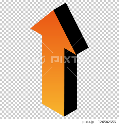 箭頭的等距插圖 126502353