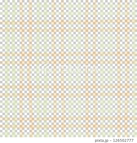 Orange Sage Green Plaid Gingham Check Hand Drawn Background Pattern Overlay 126502777