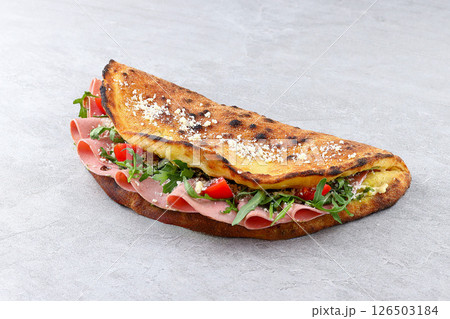 Enjoy a Delicious Ham Omelette Sandwich packed with Fresh and Flavorful Ingredients today Enjoy a Delicious Ham Omelette Sandwich packed with Fresh and Flavorful Ingredients today 126503184