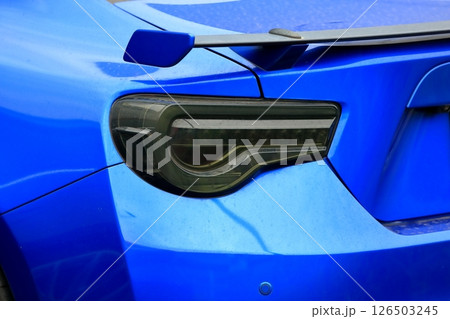 車のテールランプ 車のテールランプ 126503245