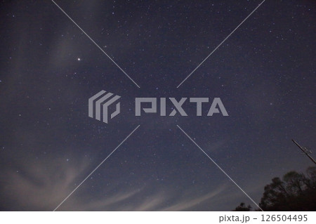 野辺山の夜景と北斗七星 野辺山の夜景と北斗七星 126504495